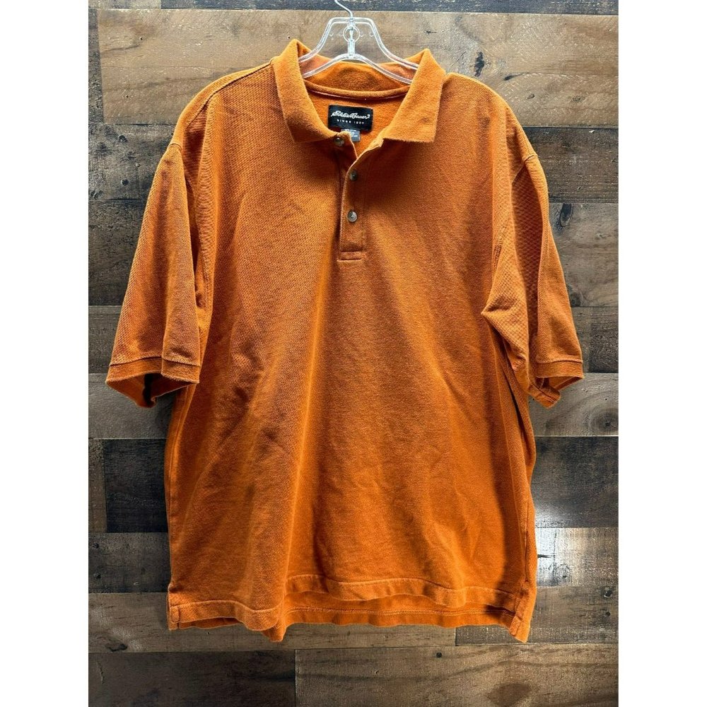 Eddie Bauer Men's Short Sleeve Polo Size Large